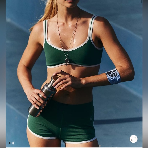 Free People Pants - FREE PEOPLE Duet Mini Bra & Short Set